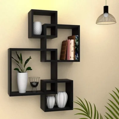 Handicrafts Design Wooden Wall Shelf - Elegant Home Decor Accent