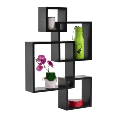 Alternative view of Handicrafts Design Wooden Wall Shelf - Elegant Home Decor Accent