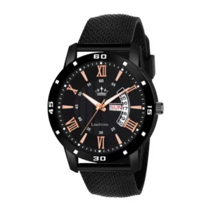 LIMESTONE All Black Mesh Quartz Watch - Timeless Elegance for Every Occasion