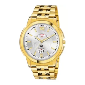 LIMESTONE Attractive Men's Analog Watch - Gold Plated Elegance