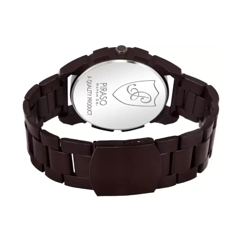 PIRASO Brown Dial Analog Watch - Elevate Your Style! PIRASO Brown Dial Analog Watch - Elevate Your Style! - Image 3
