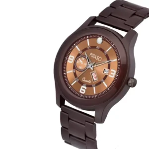 Alternative view of PIRASO Stunning Brown Dial & Brown Chain Analog Watch for Men