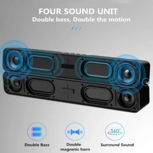 Alternative view of Shopsy Bluetooth Speaker 5.0 Soundbar: Elevate Your Audio Experience