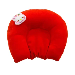 Shopsy Baby Cotton Soft Head Shaper Pillow - Natural Mustard Seeds, Red