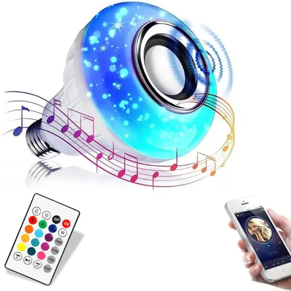 Shopsy LED Music Light Bulb – Transform Your Space with Color and Sound! - Image 2
