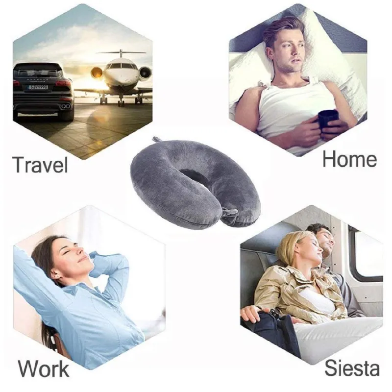 Shopsy Tranquillity Pillow - Ergonomic U-Shape Neck Pillow for Ultimate Travel Comfort Shopsy Tranquillity Pillow - Ergonomic U-Shape Neck Pillow for Ultimate Travel Comfort - Image 4