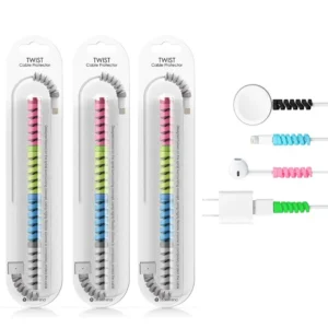 Spiral Cable Protector Wire Cover Set - Protect, Style, Prolong!