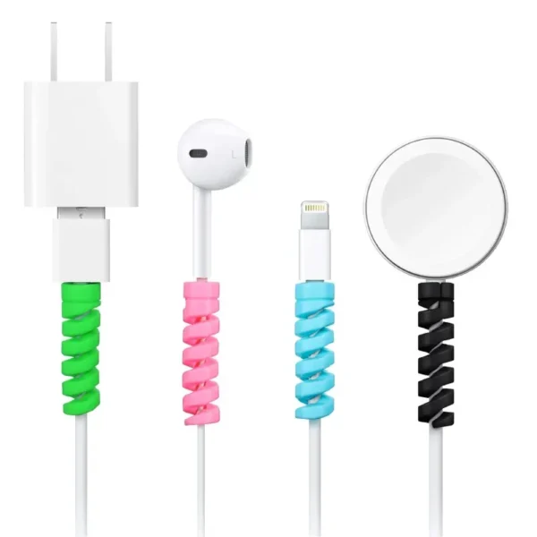 Spiral Cable Protector Wire Cover Set - Protect, Style, Prolong! - Image 3
