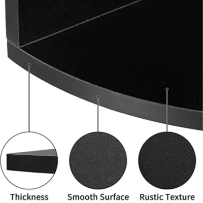 Alternative view of Shopsy Wooden Zig Zag Corner Shelf - Stylish and Functional