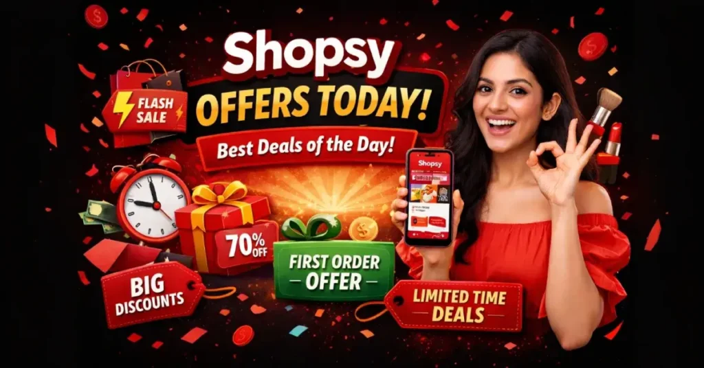 Shopsy Offers Today – Latest Deals & Discounts (2026) Shopsy Offers Today