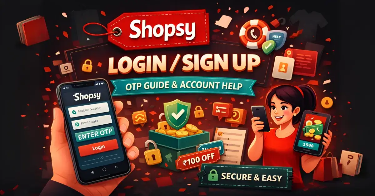 Shopsy Login: How To Sign Up, Log In & Fix Account Issues (2026 Guide)