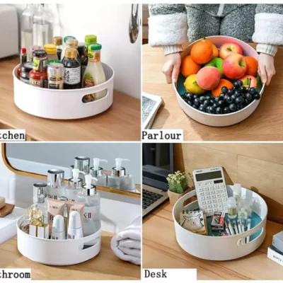 Shopsy 360° Rotating Organizer Tray for Kitchen & Pantry Storage Turntable Shopsy rotating organizer tray