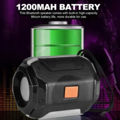 Shopsy AO-105 Flashlight Bluetooth Speaker 10W