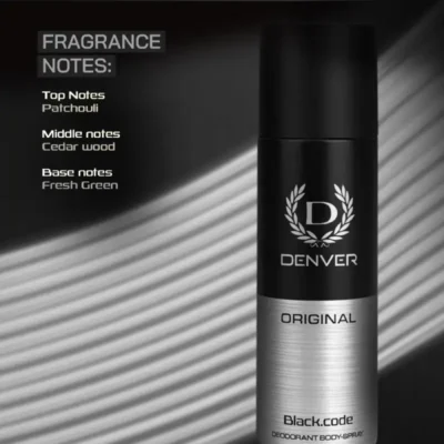 denver black code nano deodorant