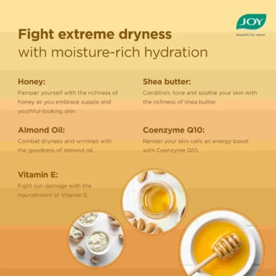 joy honey almonds body lotion