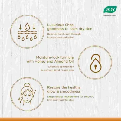 joy honey almonds body lotion