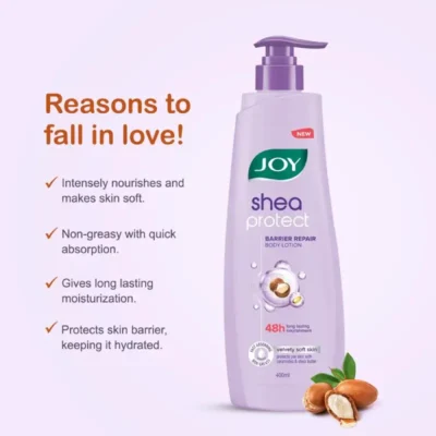 joy shea protect body lotion