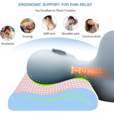 Shopsy Orthopedic Memory Foam Cervical Pillow for Neck & Shoulder Pain Relief Shopsy cervical pillow for neck pain