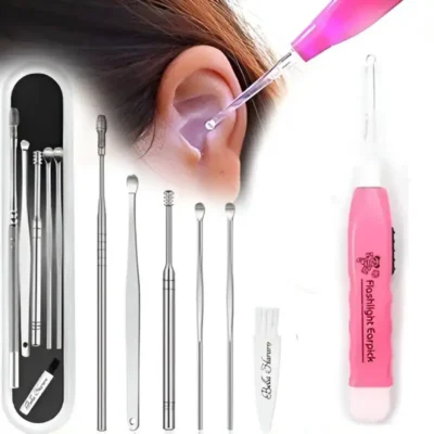 Shopsy Stainless Steel Ear Wax Removal Kit