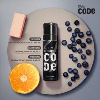 wild stone code chrome body perfume