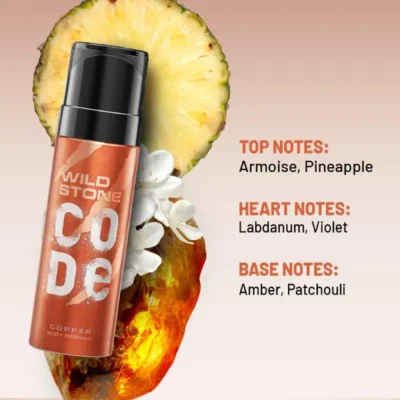wild stone code copper body perfume
