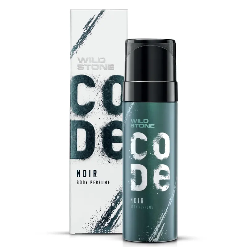 Wild Stone CODE Noir Body Perfume 150ml No Gas Long Lasting Spray wild stone code noir body perfume