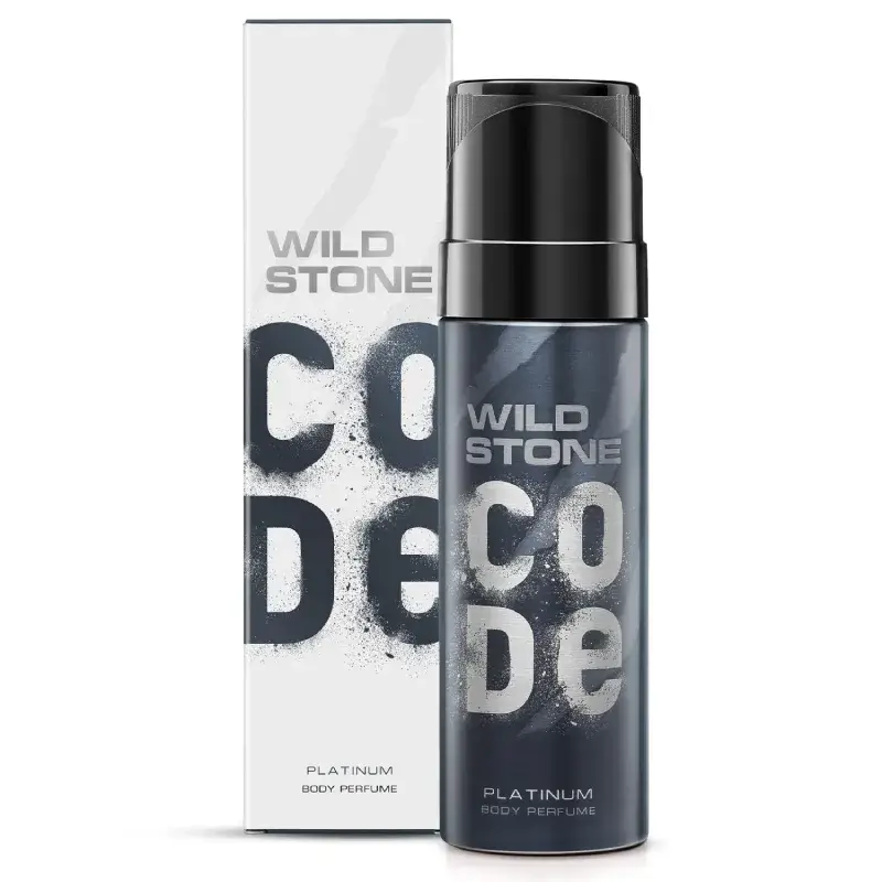 Wild Stone CODE Platinum Body Perfume 150ml No Gas Long Lasting Deodorant wild stone code platinum body perfume