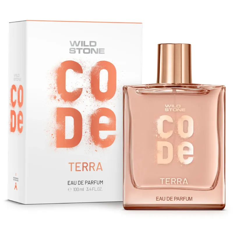 Wild Stone CODE Terra Eau De Parfum for Men 100ml Earthy Long Lasting Perfume wild stone code terra perfume