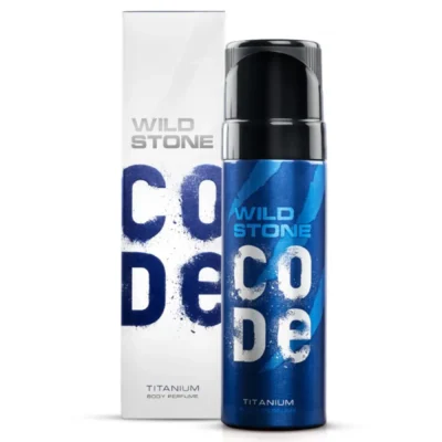 wild stone code titanium body perfume