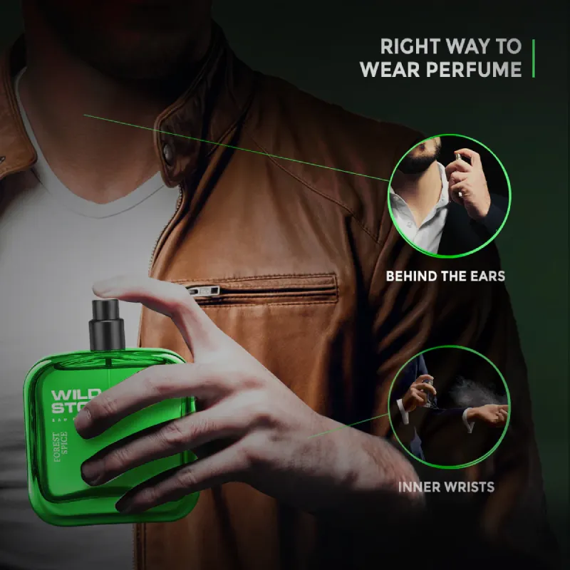 Wild Stone Forest Spice Eau De Parfum for Men 100ml Woody Spicy Perfume wild stone forest spice perfume