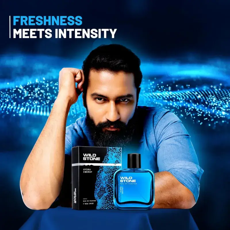 Wild Stone Hydra Energy Eau De Parfum for Men 100ml Fresh Long Lasting Perfume wild stone hydra energy perfume