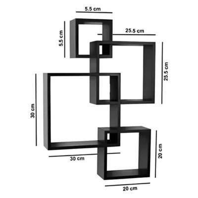 Shopsy wooden floating wall shelf