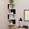 Shopsy zig zag corner shelf