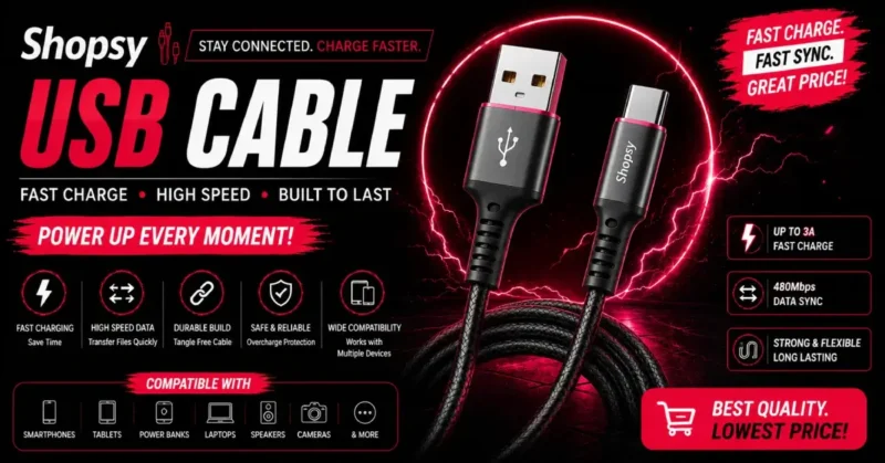 Shopsy USB Cable
