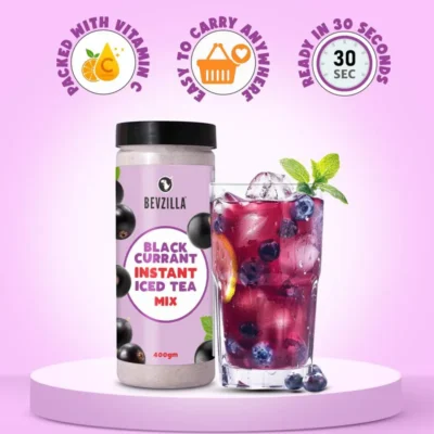 bevzilla black currant iced tea mix