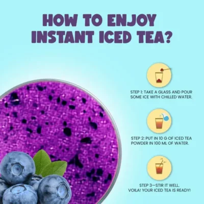 bevzilla blueberry iced tea mix