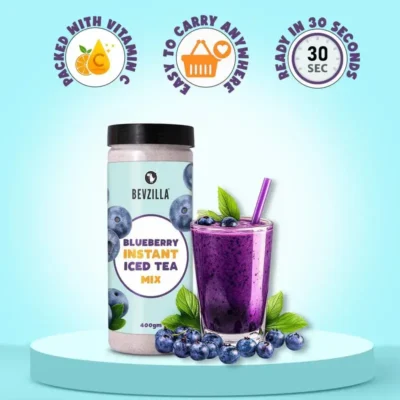 bevzilla blueberry iced tea mix