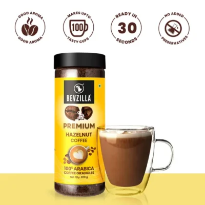 bevzilla hazelnut coffee powder