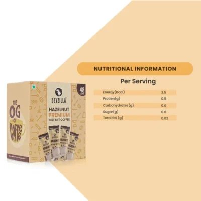 bevzilla hazelnut coffee sachets