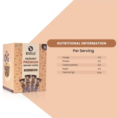 bevzilla hazelnut coffee sachets
