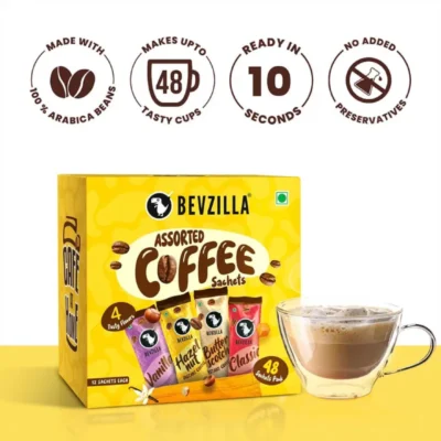 bevzilla mixed flavour coffee sachets