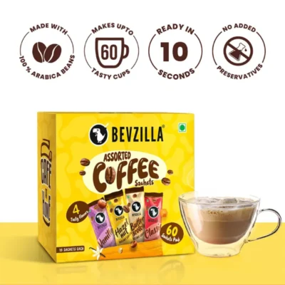 bevzilla mixed flavour coffee sachets