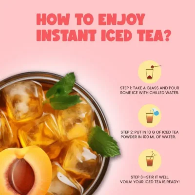 bevzilla peach passion iced tea mix