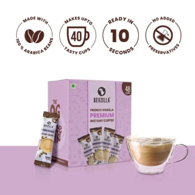 bevzilla vanilla coffee sachets