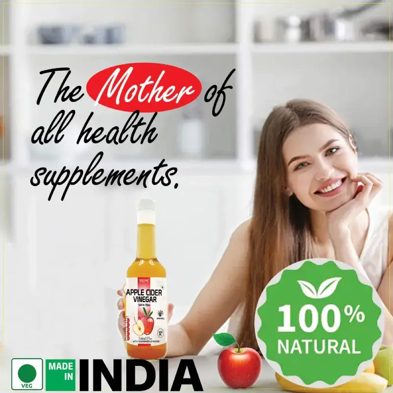 NutroVally Apple Cider Vinegar with Mother 500ml Raw ACV nutrovally apple cider vinegar