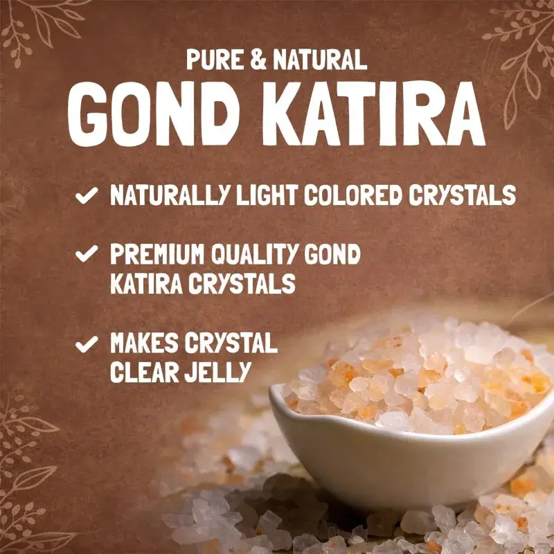 NutroVally Gond Katira 200g Pure Edible Gum Superfood nutrovally gond katira