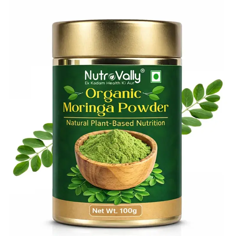 Product Title : NutroVally Organic Moringa Powder 100g Natural Superfood nutrovally organic moringa powder