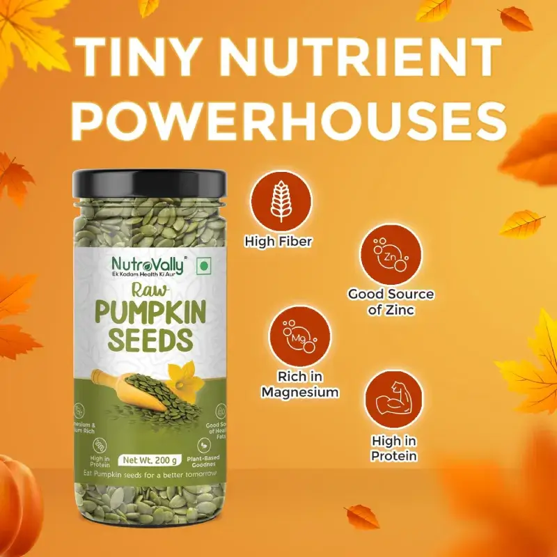 NutroVally Pumpkin Seeds 200g High Protein Superfood Jar nutrovally pumpkin seeds