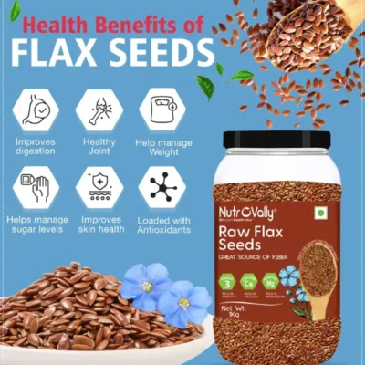 nutrovally raw flax seeds
