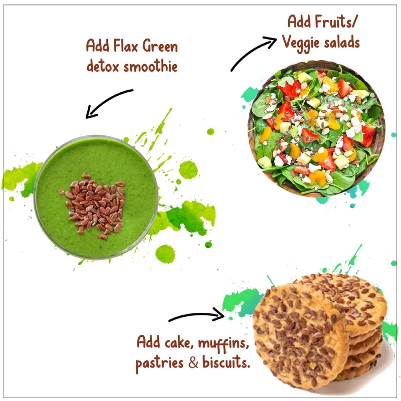 NutroVally Raw Flax Seeds 800g Rich in Omega 3 & Fiber nutrovally raw flax seeds